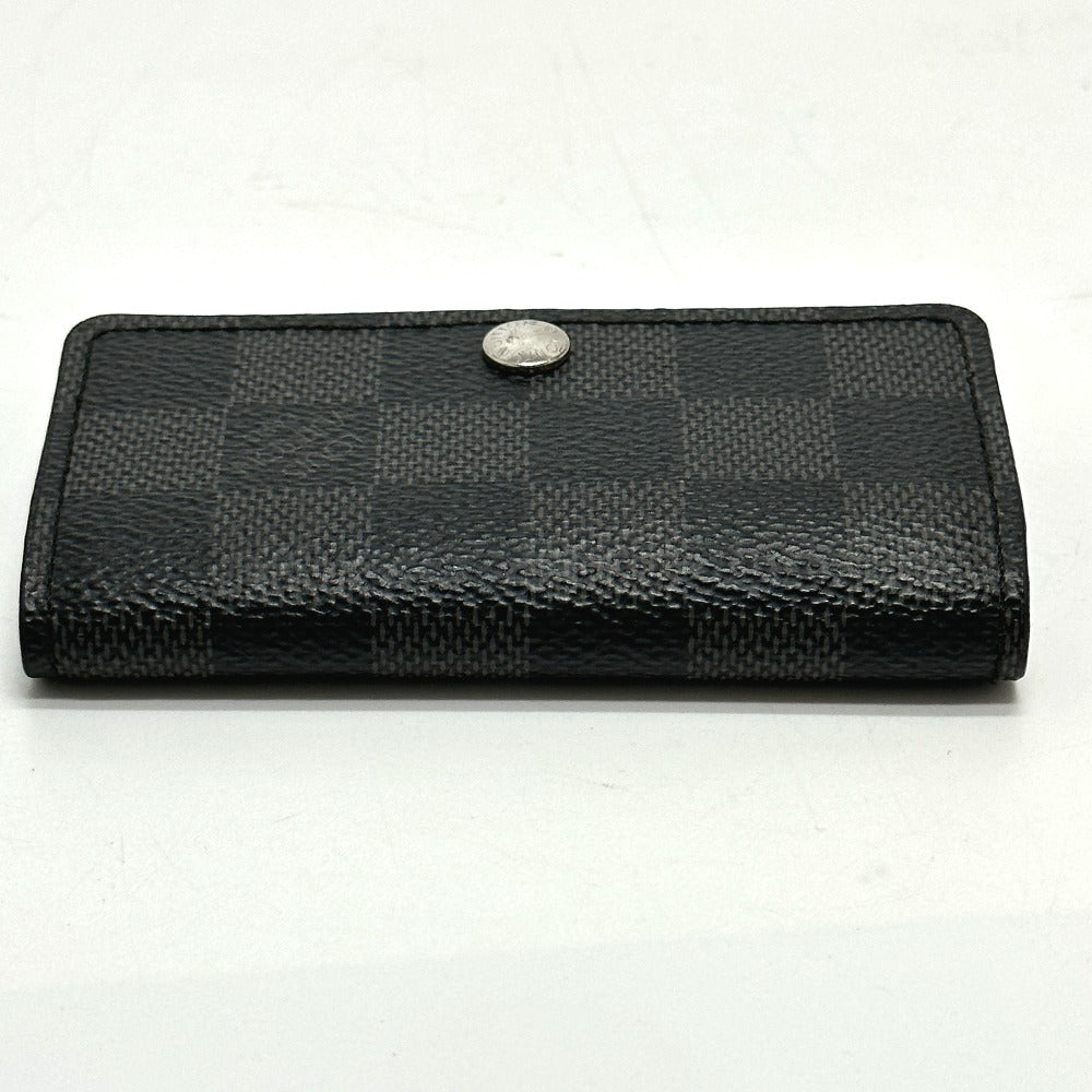 LOUIS VUITTON Key case Key holder  N62662 Damier Grafitto Canvas black Damier Grafitte Multicles6