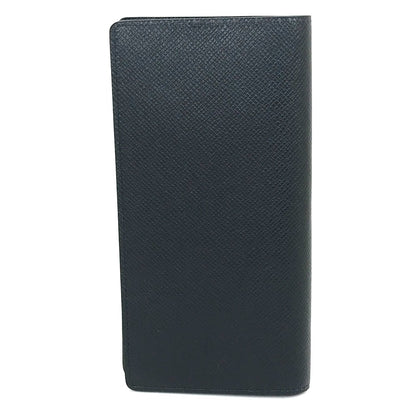 LOUIS VUITTON Long Wallet Purse M30502 Taiga Leather Dark Navy type Taiga Portefeuille Braza