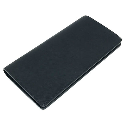 LOUIS VUITTON Long Wallet Purse M30502 Taiga Leather Dark Navy type Taiga Portefeuille Braza