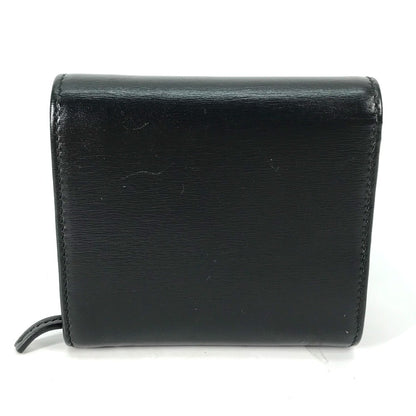 GUCCI Folded wallet 621891 leather black Horsebit