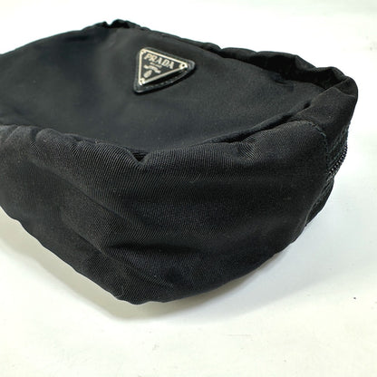 PRADA Pouch NM340X Nylon black Triangle logo plate