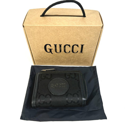 GUCCI Coin case 657587 leather black GG Off the grid