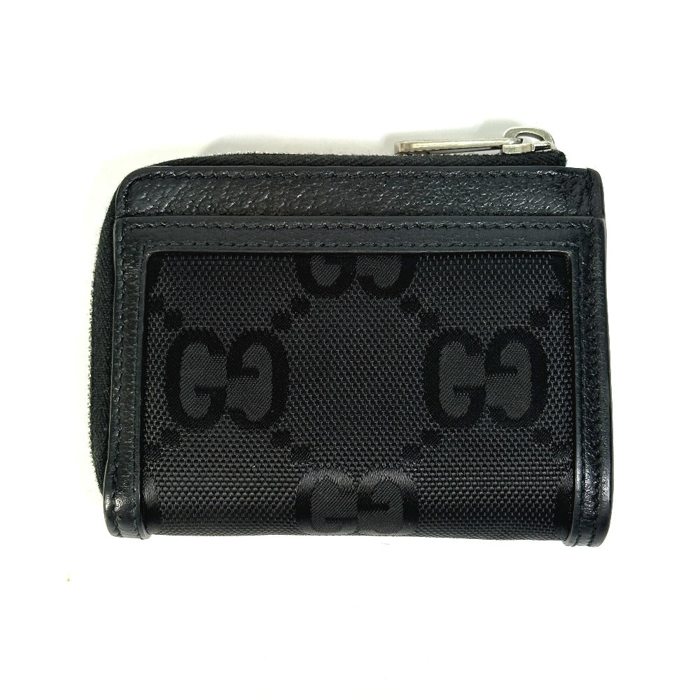 GUCCI Coin case 657587 leather black GG Off the grid