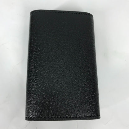 GUCCI Key case Key holder  435305 leather black GG Marmont six hooks