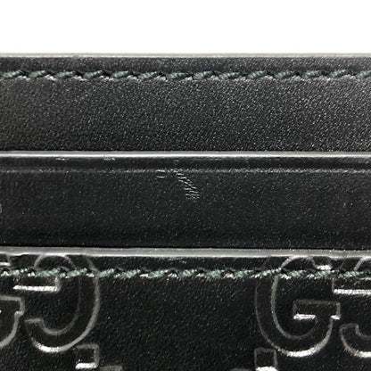GUCCI Card Case 473927 leather black Sima