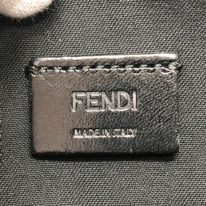 FENDI Clutch bag 7N0078  leather black LOVE mens Used Authentic