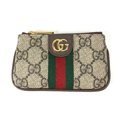 GUCCI Key case Key holder  671722 GG Supreme Canvas beige GG Supreme Ofidia