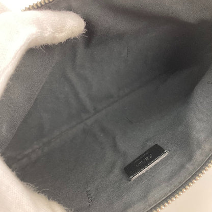 FENDI Clutch bag 7N0078 leather black monster