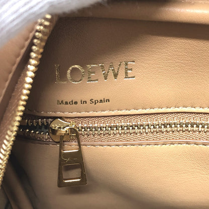 LOEWE Handbag A039N10X032586 Nappa leather beige Amazona 19 Square Women Used Authentic