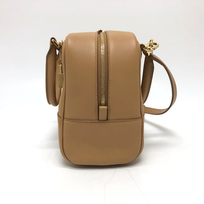 LOEWE Handbag A039N10X032586 Nappa leather beige Amazona 19 Square Women Used Authentic