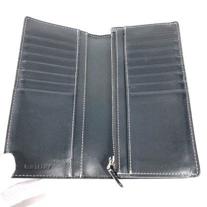 BURBERRY Long Wallet Purse 8052803 PVC Brown Long wallet giant check