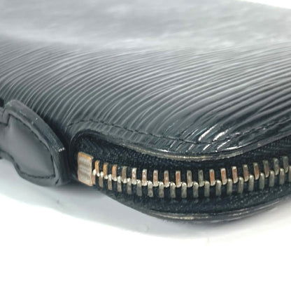 LOUIS VUITTON Long Wallet Purse M63042 Epi Leather black Epi Organizer Atoll