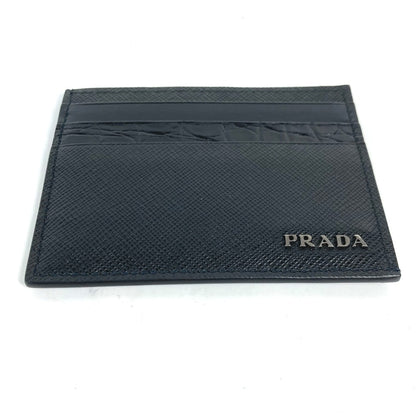 PRADA Card Case 2MC223 Safiano leather black logo