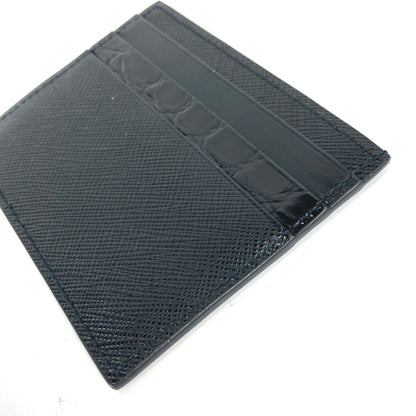 PRADA Card Case 2MC223 Safiano leather black logo