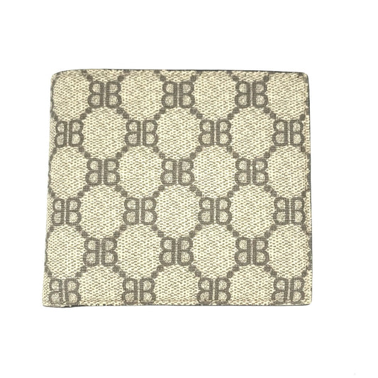 GUCCI Folded wallet 680403 GG Supreme Canvas beige BALENCIAGA Balenciaga collaboration The Hacker Project