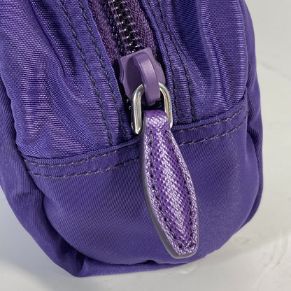 PRADA Pouch 1NA350 Nylon purple Triangle logo