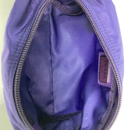 PRADA Pouch 1NA350 Nylon purple Triangle logo