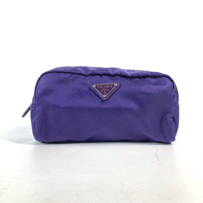 PRADA Pouch 1NA350 Nylon purple Triangle logo