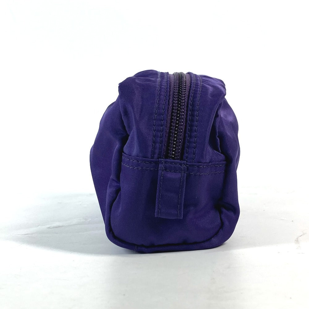 PRADA Pouch 1NA350 Nylon purple Triangle logo