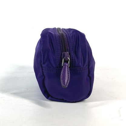 PRADA Pouch 1NA350 Nylon purple Triangle logo