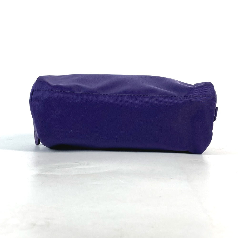 PRADA Pouch 1NA350 Nylon purple Triangle logo
