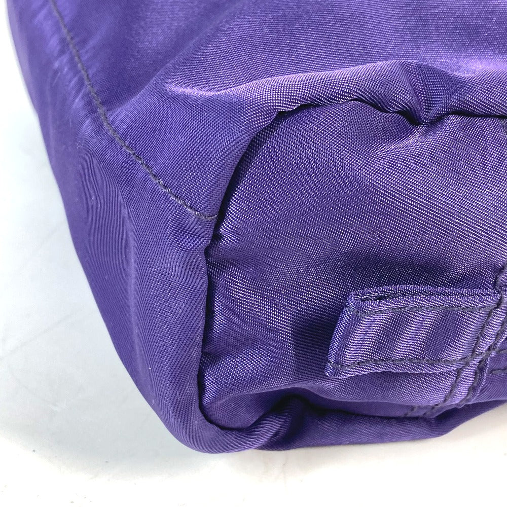 PRADA Pouch 1NA350 Nylon purple Triangle logo