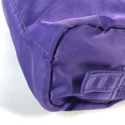 PRADA Pouch 1NA350 Nylon purple Triangle logo