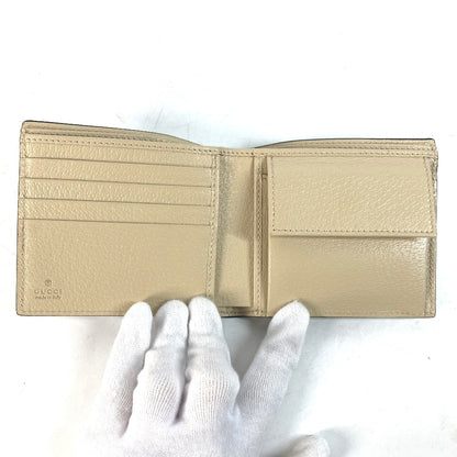 GUCCI Folded wallet 625574 Nylon / leather Black x beige logo Off The Grid Off The Grid