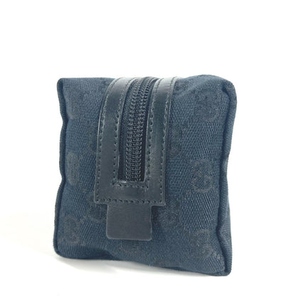 GUCCI Pouch 039.1117 GG canvas black GG