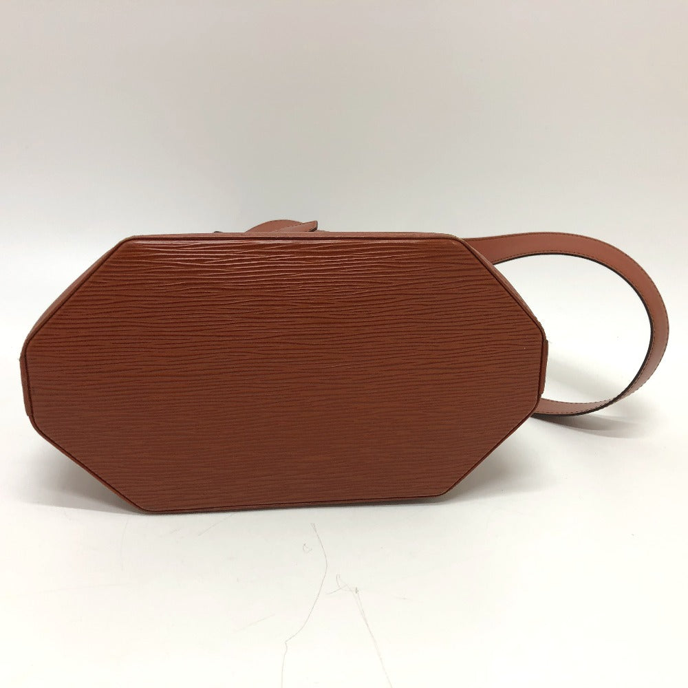 LOUIS VUITTON Shoulder Bag M80193 Epi Leather Brown Epi Sac DePaul GM Women Used Authentic