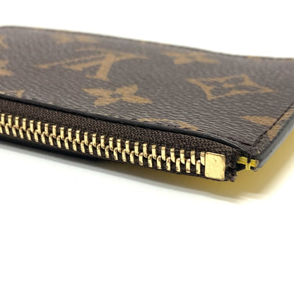 LOUIS VUITTON Coin case M81882 Monogram canvas Brown x yellow Monogram Porto Cult Romy mens Used Authentic