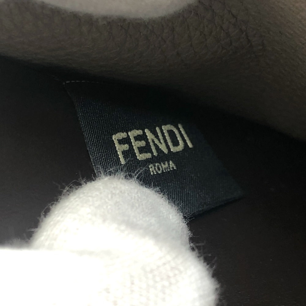 FENDI Folded wallet 7M0194 leather gray stitch Celeria