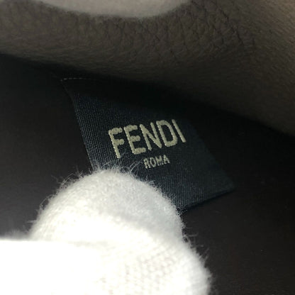 FENDI Folded wallet 7M0194 leather gray stitch Celeria