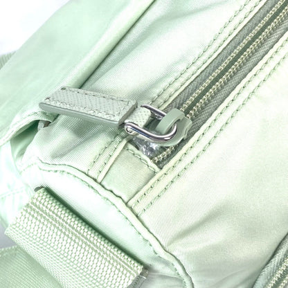 PRADA Shoulder Bag 1BD953 Nylon green Triangle logo plate Re-Nylon
