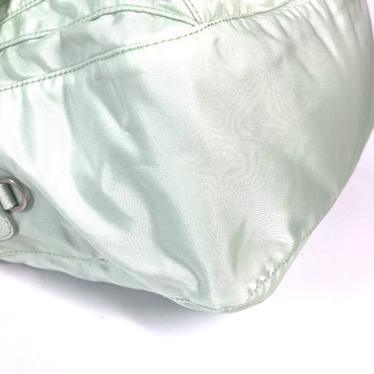 PRADA Shoulder Bag 1BD953 Nylon green Triangle logo plate Re-Nylon