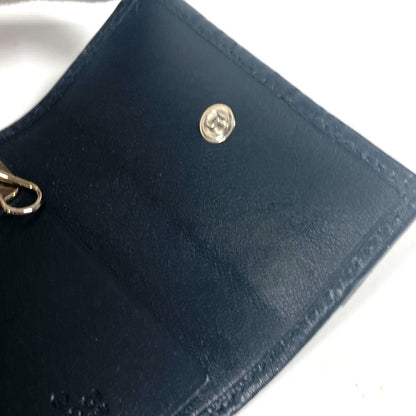 GUCCI Key case Key holder  181680 Sima leather black Guccisima GG 6-key set
