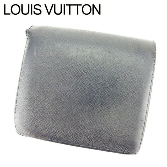 LOUIS VUITTON Bifold Wallet M30454 black