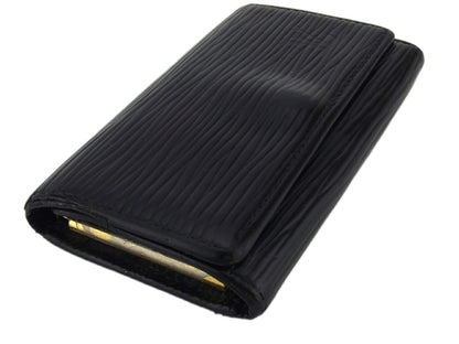 LOUIS VUITTON Key case Key holder M63822 Black gold Multicles4