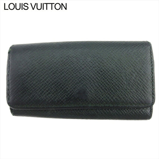 LOUIS VUITTON Key case Key holder M30524 Green Silver Multicles4