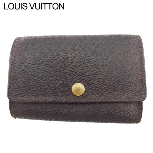 LOUIS VUITTON Key case Key holder M62630 Brown beige gold Multicles6