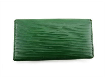 LOUIS VUITTON Key case Key holder M63824 Green gold Multicles4