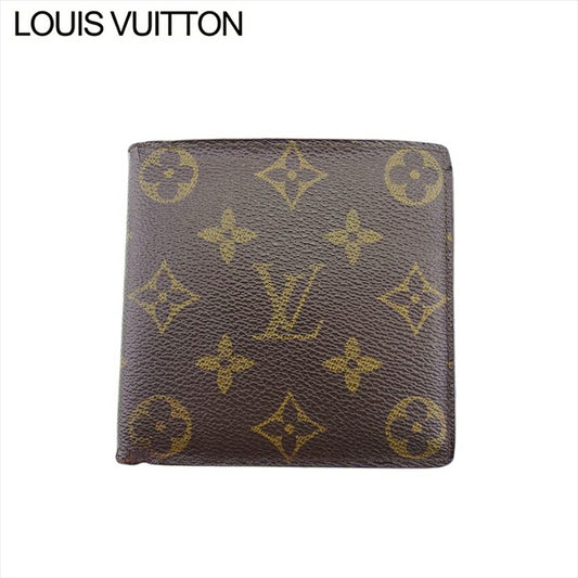 LOUIS VUITTON Bifold Wallet M61675 Brown x beige Portefeuille・Marco