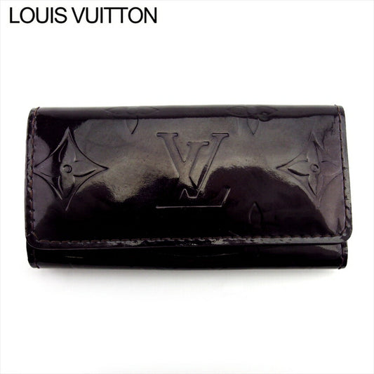LOUIS VUITTON Key case Key holder M93517 Brown purple gold Multicles4