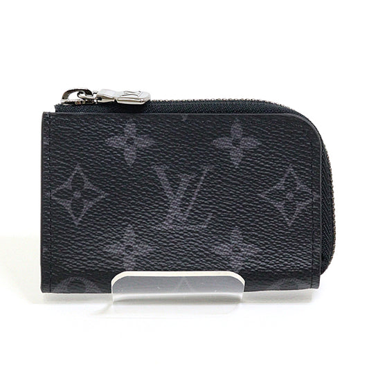 LOUIS VUITTON Coin case M63536 Monogram Eclipse black Portemonejour