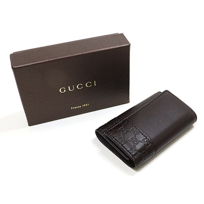 GUCCI Key case Key holder  256433 leather Dark brown six hooks