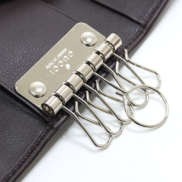 GUCCI Key case Key holder  256433 leather Dark brown six hooks