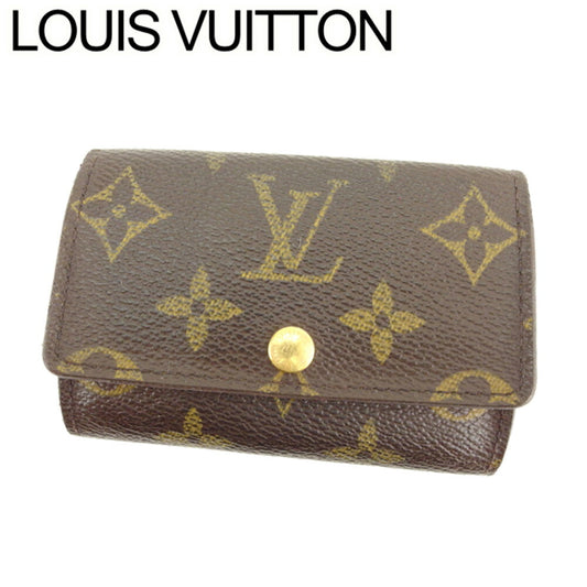 LOUIS VUITTON Key case Key holder M62630 Brown beige gold Multicles6