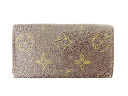 LOUIS VUITTON Key case Key holder M62631 Brown beige gold Multicles4