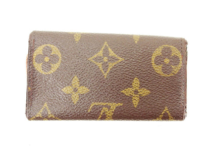 LOUIS VUITTON Key case Key holder M62631 Brown beige gold Multicles4