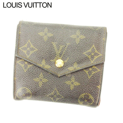 LOUIS VUITTON Bifold Wallet M61660 Brown beige gold Portonebi (old type)